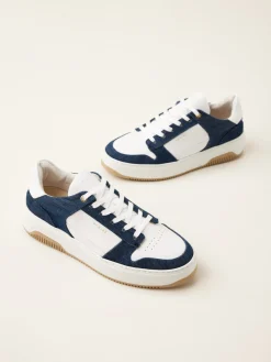 DAMES Nubikk Basket Court Denim Sneakers Voor Dames