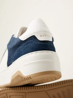 DAMES Nubikk Basket Court Denim Sneakers Voor Dames