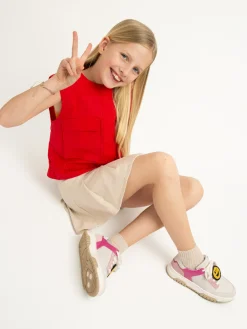 Nubikk Basket Court JR Roze Sneakers Voor Kids