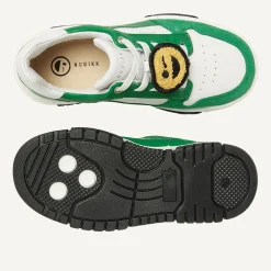 Nubikk Basket Court JR Wit Groene Sneakers Voor Kids