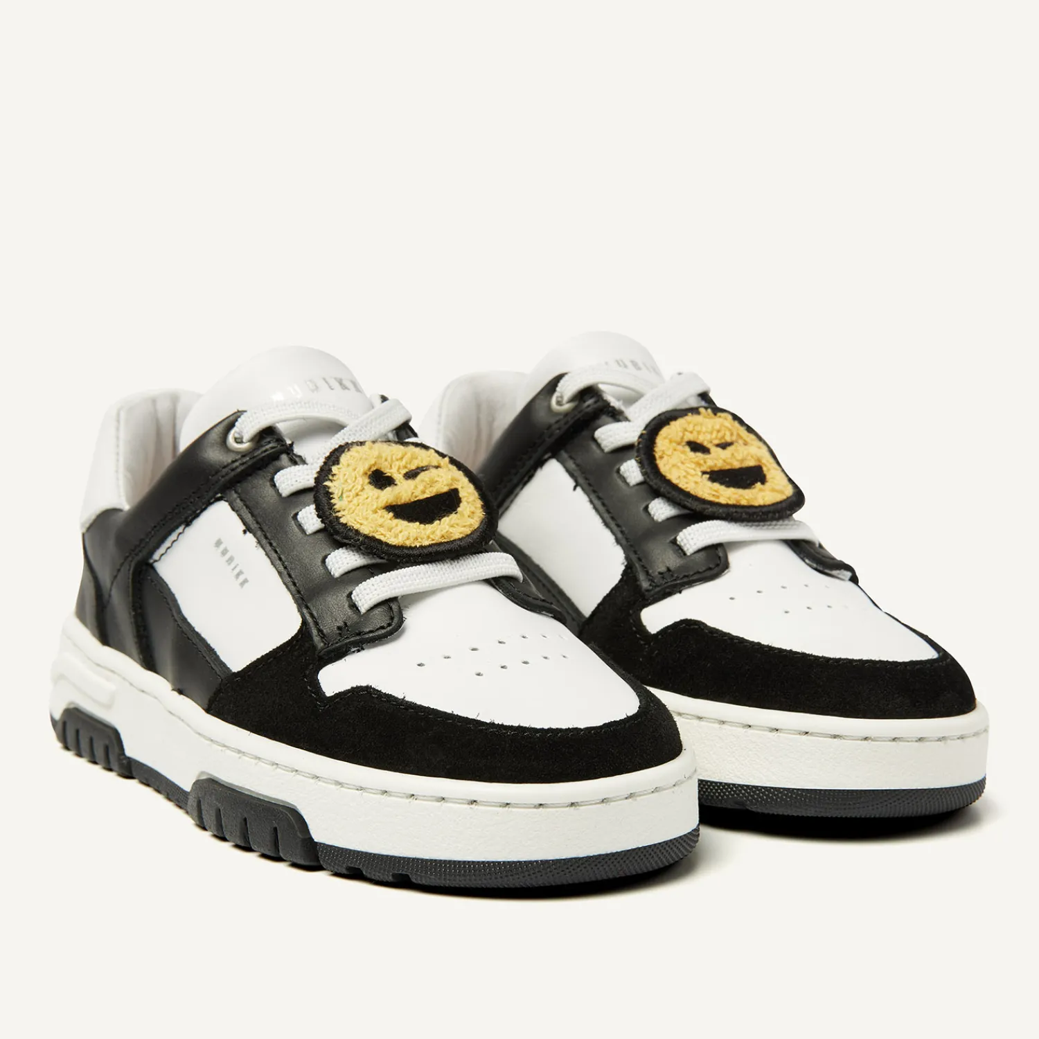 Nubikk Basket Court JR Zwarte Witte Sneakers Voor Kids