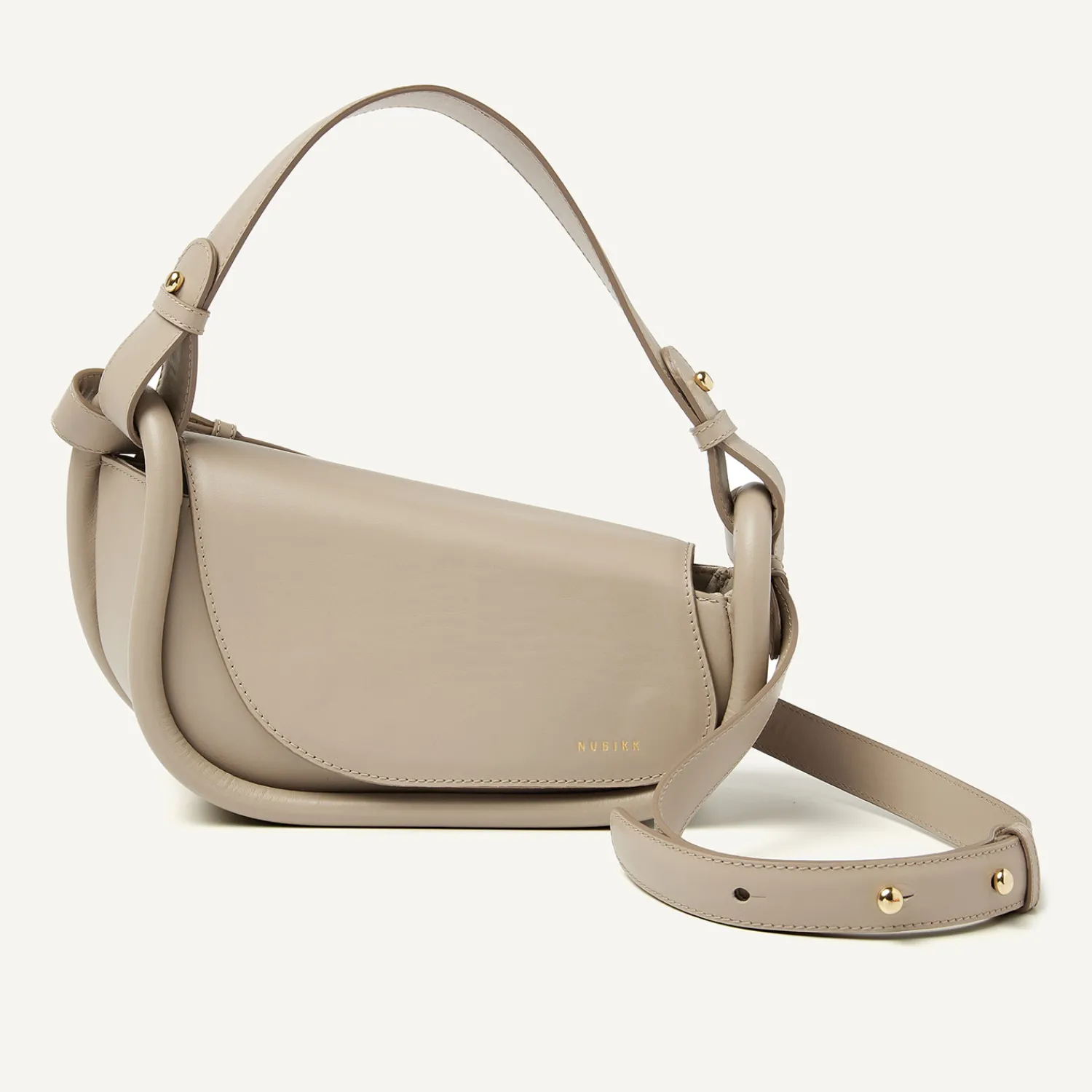 DAMES Nubikk Bobby Bag Taupe Tas Voor Dames