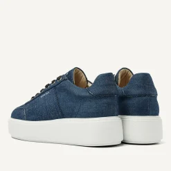 DAMES Nubikk Elise Wing Denim Sneakers Voor Dames