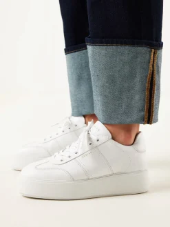 DAMES Nubikk Elise Wing Witte Sneakers Voor Dames