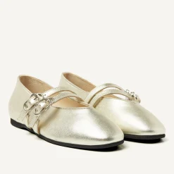 DAMES Nubikk Gisele Grace Gouden Ballerina's Voor Dames