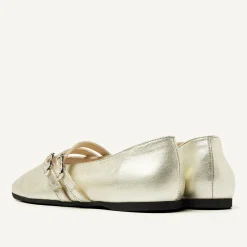 DAMES Nubikk Gisele Grace Gouden Ballerina's Voor Dames