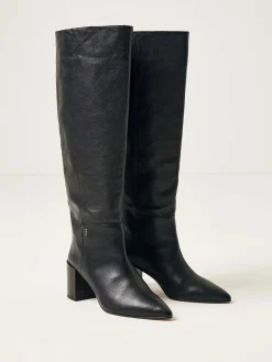DAMES Nubikk Isa Bella Zwarte Boots Voor Dames