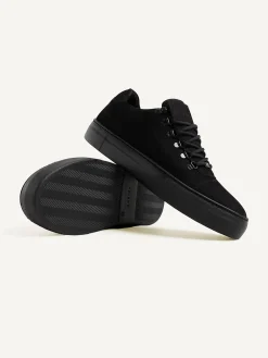 Heren Nubikk Jagger Classic Nubuck Zwarte Raven Sneakers Voor Heren