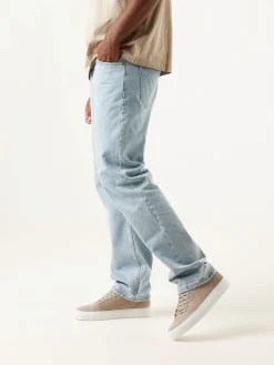 Heren Nubikk Jagger Tora Beige Suède Sneakers Voor Heren