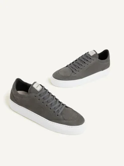 Heren Nubikk Jagger Tora Donkergrijze Sneakers Voor Heren