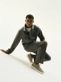 Heren Nubikk Jiro Gio Lichtgrijze Desert Boots Voor Heren