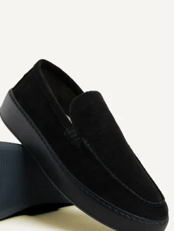 Heren Nubikk Jiro Mio Donkerblauwe Loafers Voor Heren