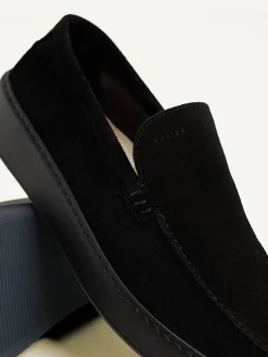 Heren Nubikk Jiro Mio Zwarte Raven Loafers Voor Heren
