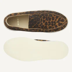 DAMES Nubikk Jiro Sua Leopard Suede Loafers For Women