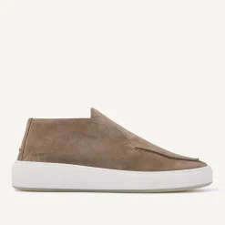 Heren Nubikk Jiro Suo Taupe Mid Loafers Voor Heren