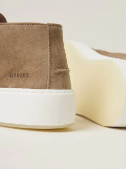 Heren Nubikk Jiro Suo Taupe Mid Loafers Voor Heren