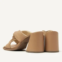 DAMES Nubikk Lana Twist Beige Sandalen Voor Dames