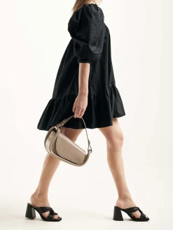 DAMES Nubikk Lana Twist Zwarte Sandalen Voor Dames