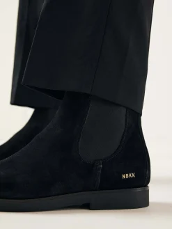 Heren Nubikk Logan Chelsea Zwarte Boots Voor Heren