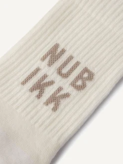 Heren Nubikk Nova Beige Sokken Voor Heren