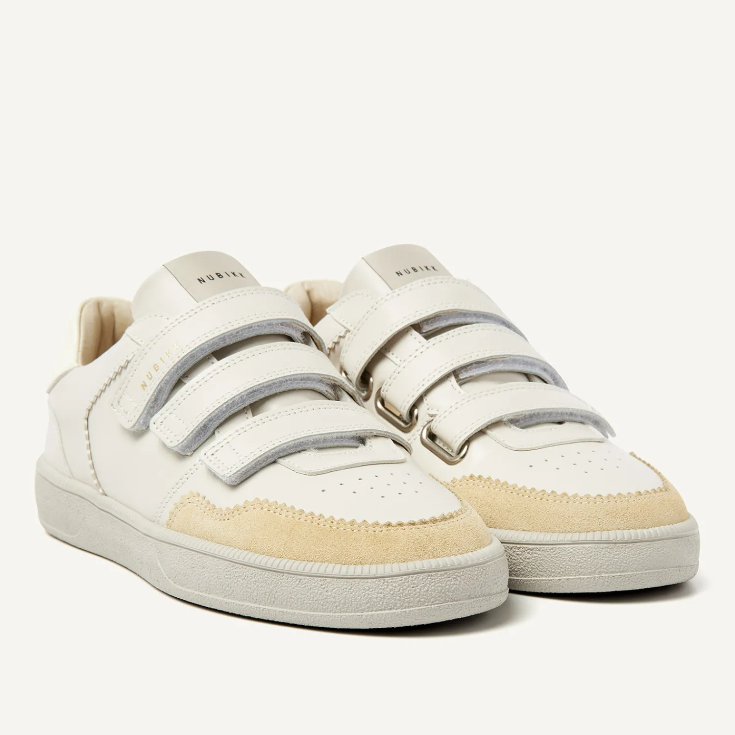 DAMES Nubikk Ray Straps Beige Sneakers Voor Dames