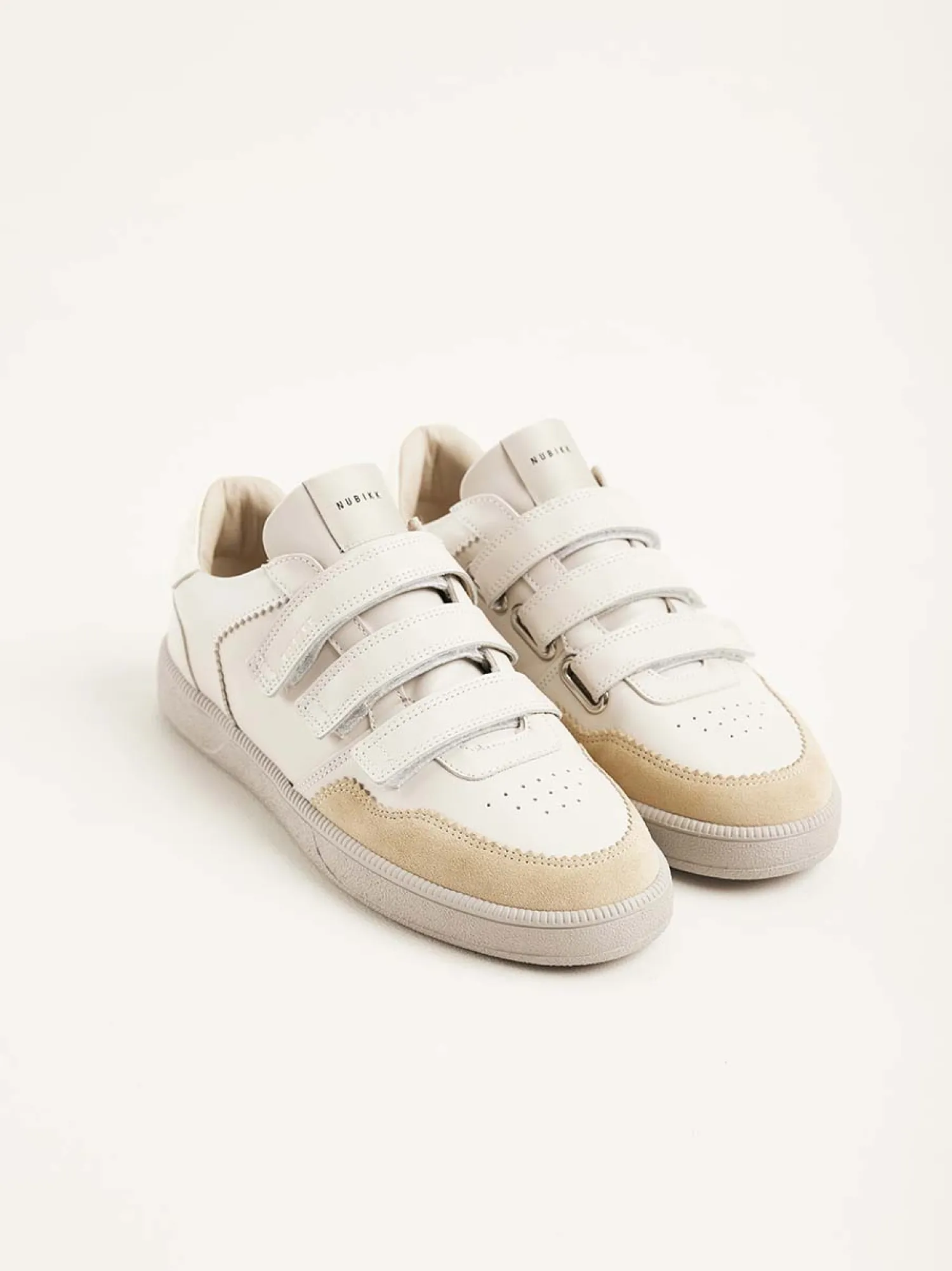 DAMES Nubikk Ray Straps Beige Sneakers Voor Dames