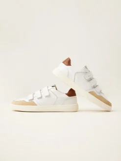 DAMES Nubikk Ray Straps Witte Sneakers Voor Dames