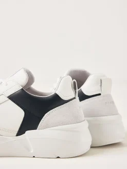 Heren Nubikk Roque Road Wave Navy Witte Sneakers Voor Heren