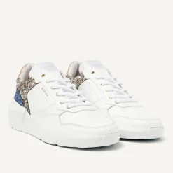 DAMES Nubikk Roque Road Wave Witte Glitter Sneakers Voor Dames