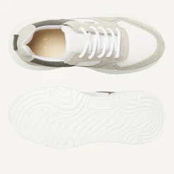 Nubikk Roque Road Wave JR Wit Grijze Sneakers Voor Kids