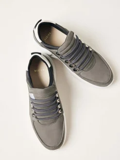 Heren Nubikk Roque Roman Donkergrijze Sneakers Voor Heren