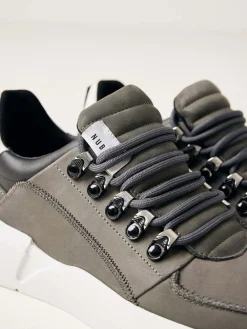 Heren Nubikk Roque Roman Donkergrijze Sneakers Voor Heren