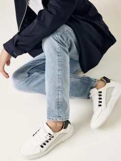 Heren Nubikk Roque Roman Multi Witte Sneakers Voor Heren