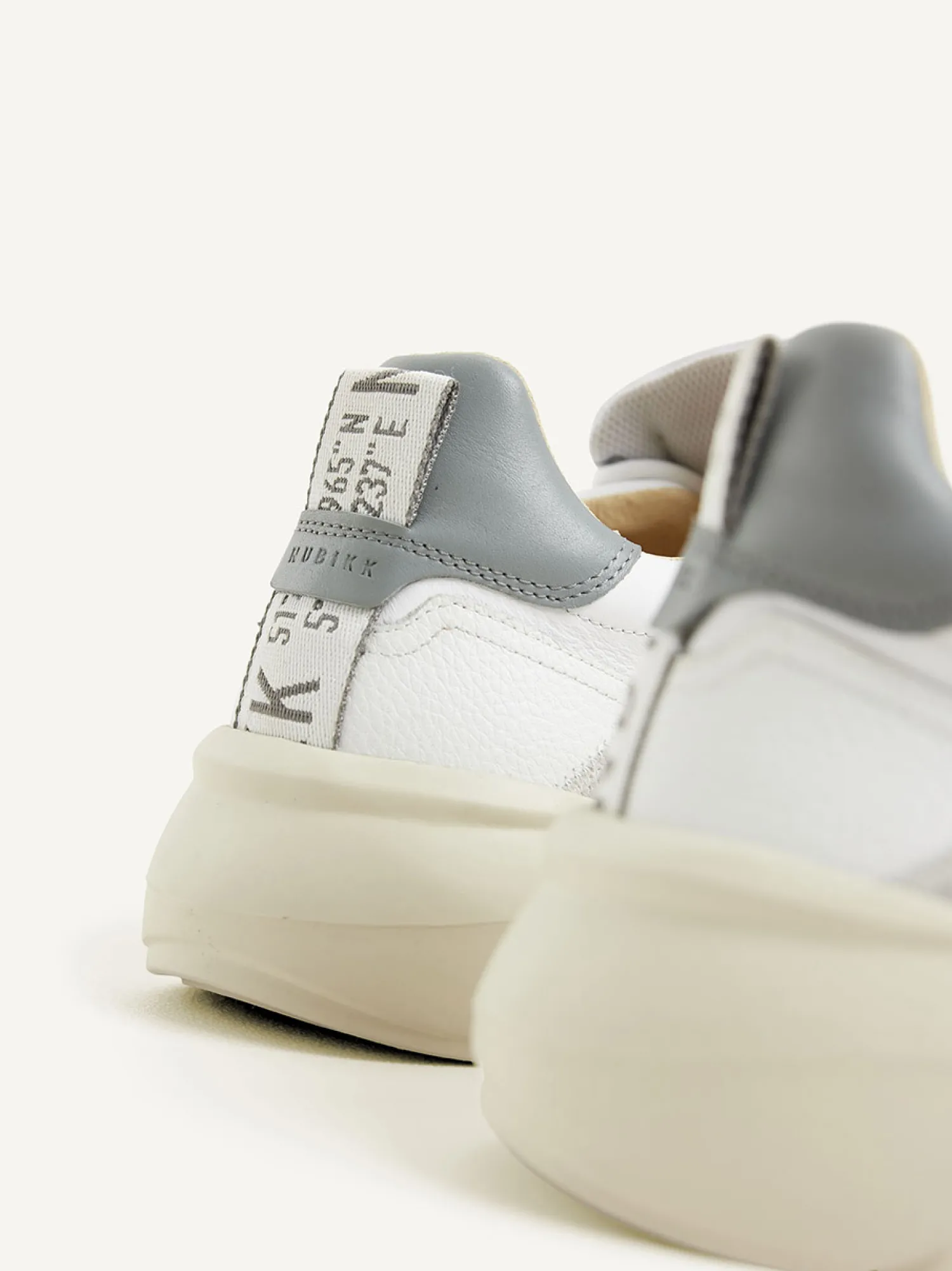 Heren Nubikk Roque Roman Witte Combi Sneakers Voor Heren