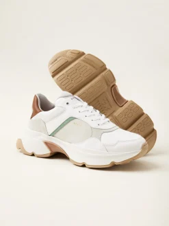 DAMES Nubikk Ross Jaden Witte Sneakers Voor Dames