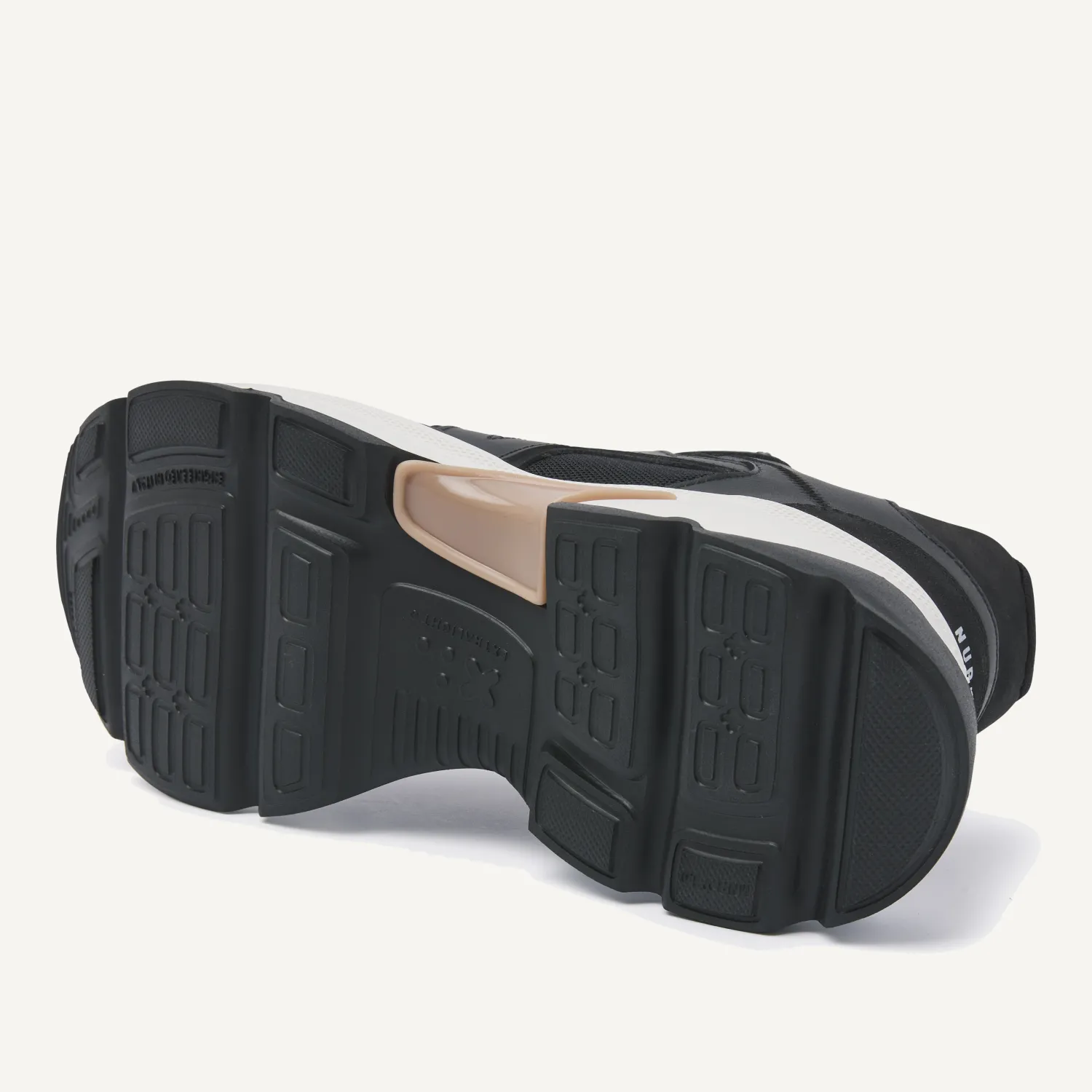 DAMES Nubikk Ross Trek Edge Zwarte Sneakers Voor Dames