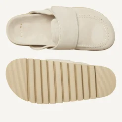 DAMES Nubikk Teddy Montana Beige Slippers Voor Dames