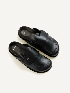 DAMES Nubikk Teddy Montana Zwarte Slippers Voor Dames