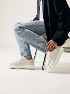 Heren Nubikk Vince Tora Off White Sneakers Voor Heren