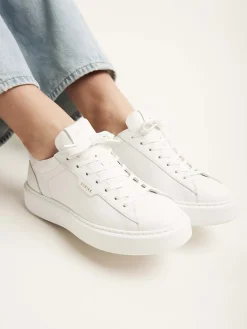DAMES Nubikk Vince Tora Witte Sneakers Voor Dames