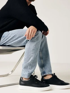 Heren Nubikk Vince Tora Zwarte Sneakers Voor Heren