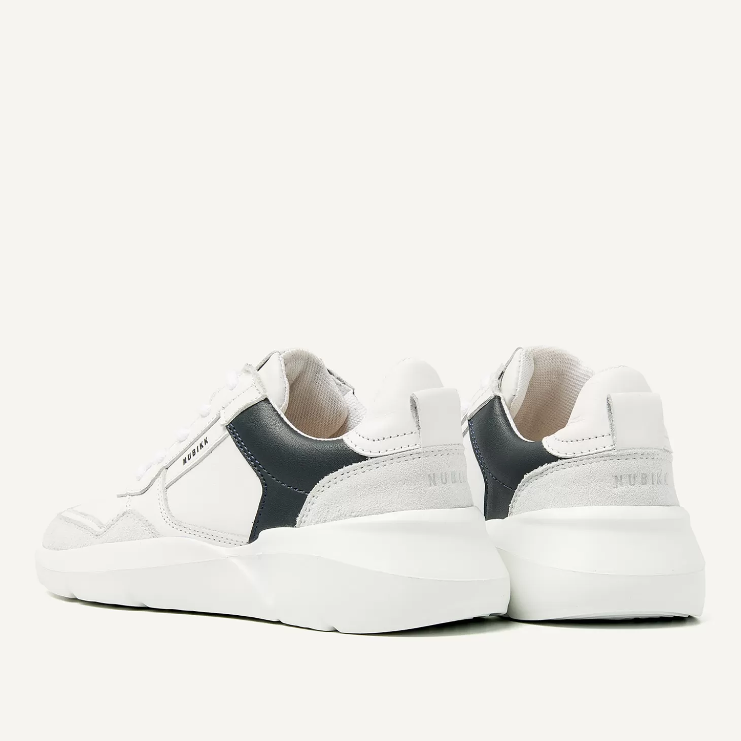 Nubikk Roque Road Wave JR Wit Blauwe Sneakers Voor Kids- Schoenen | Bekijk alles