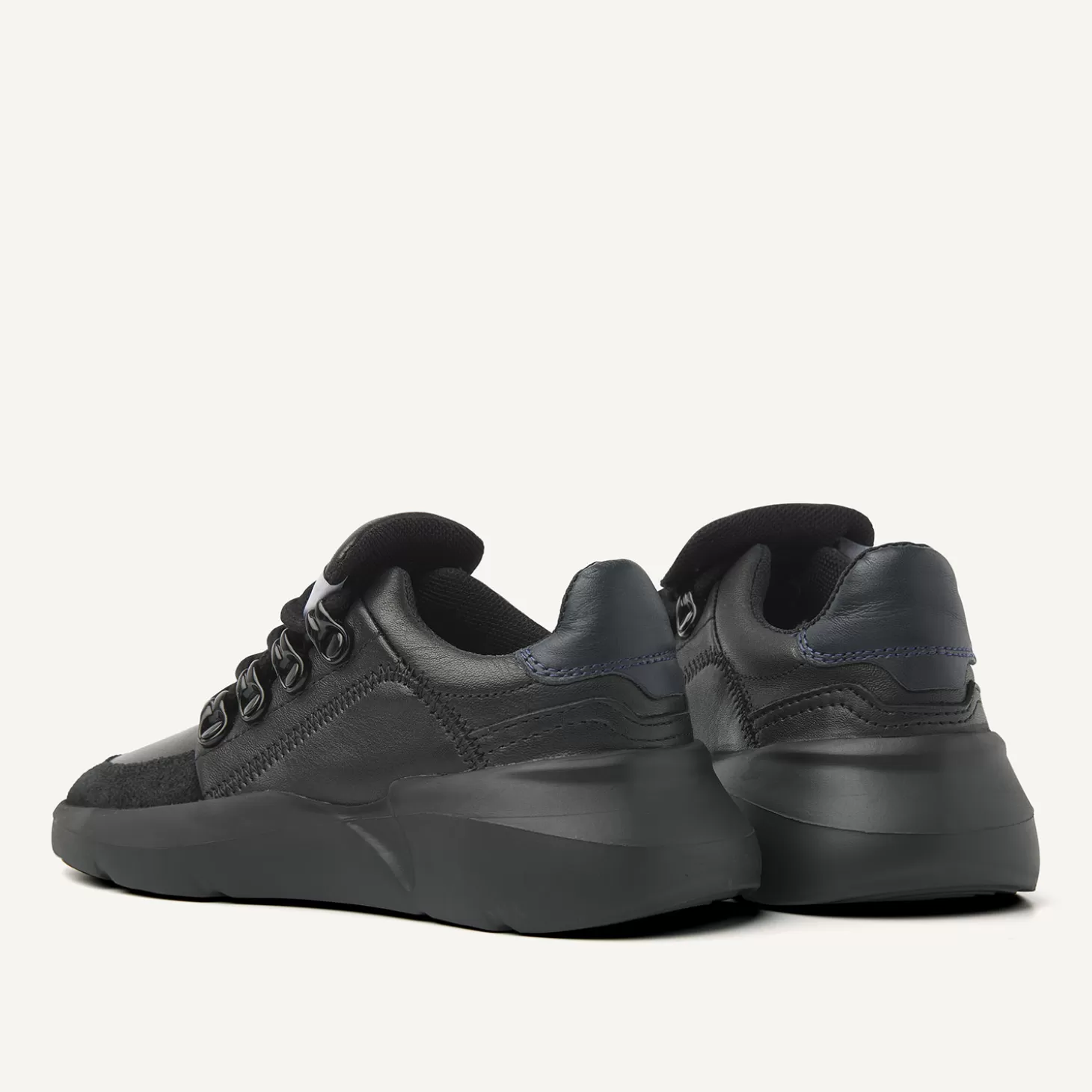 Nubikk Roque Roman JR Zwarte Raven Combi Sneakers Voor Kids- Schoenen | Bekijk alles