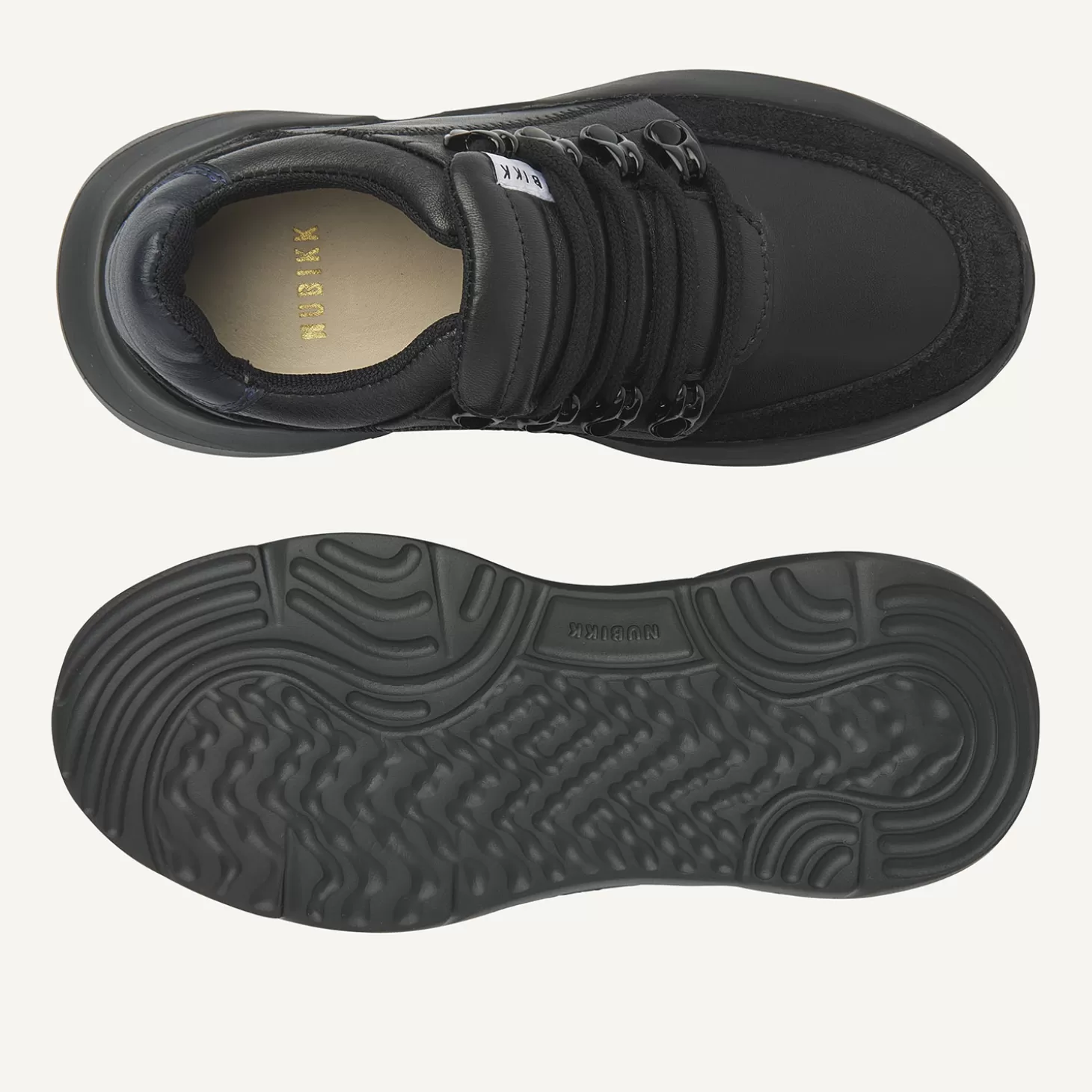 Nubikk Roque Roman JR Zwarte Raven Combi Sneakers Voor Kids- Schoenen | Bekijk alles