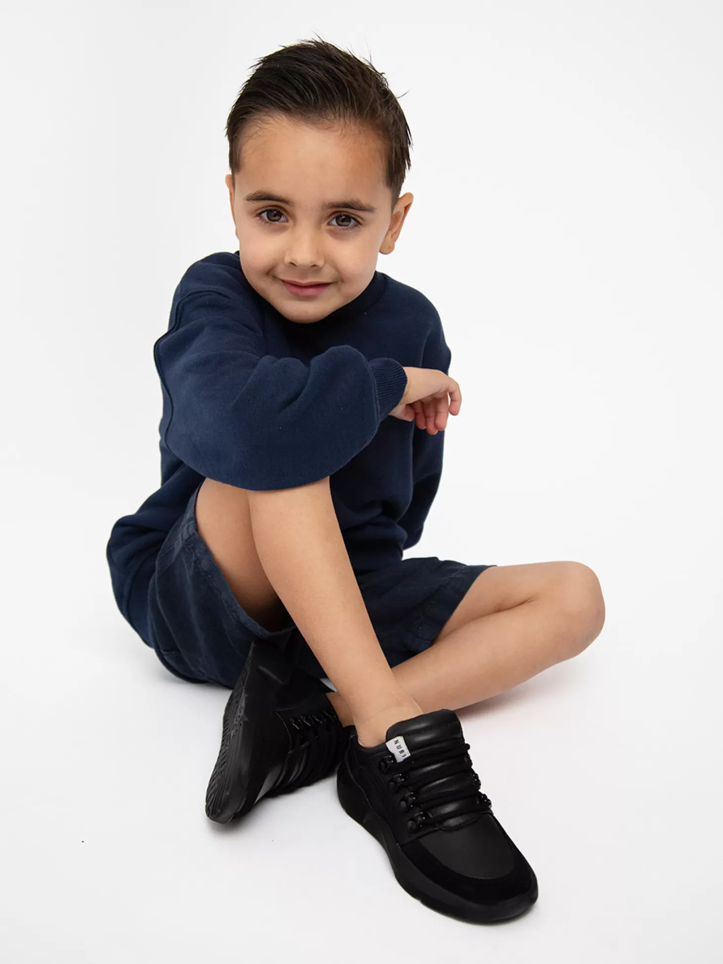 Nubikk Roque Roman JR Zwarte Raven Combi Sneakers Voor Kids- Schoenen | Bekijk alles