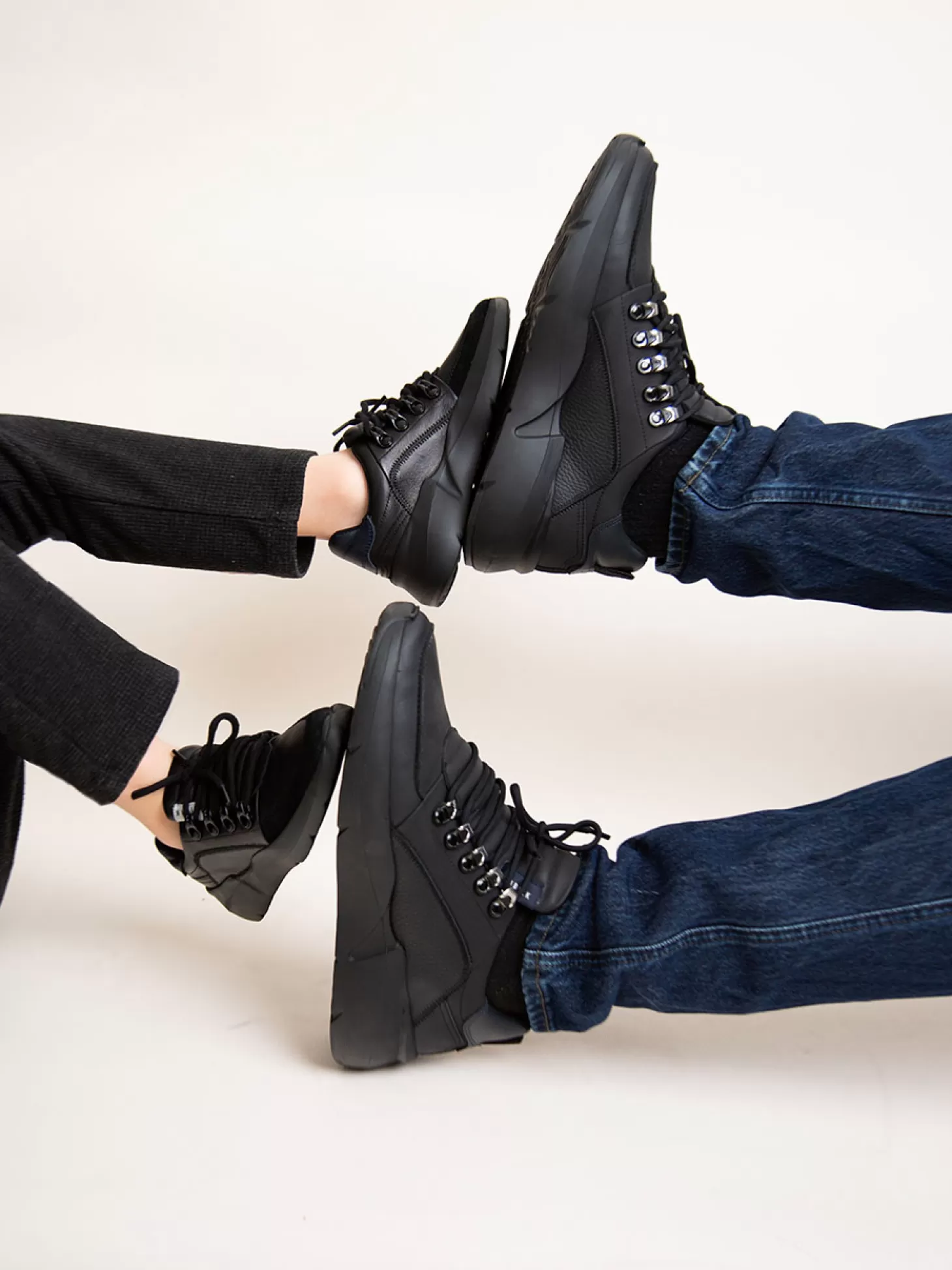 Nubikk Roque Roman JR Zwarte Raven Combi Sneakers Voor Kids- Schoenen | Bekijk alles